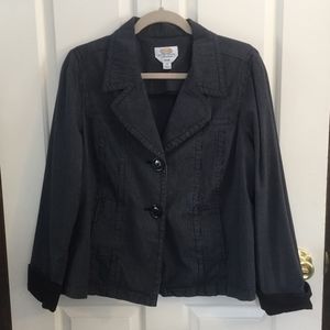 Talbots Petite Pinstripe Jacket
